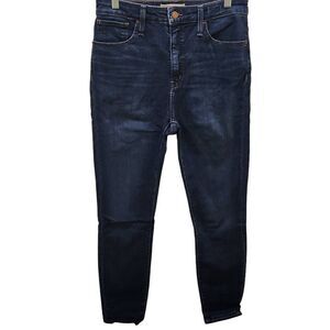Madewell Women's Blue Five Pocket Denim Curvy High Rise Skinny Jeans Size‎ 29